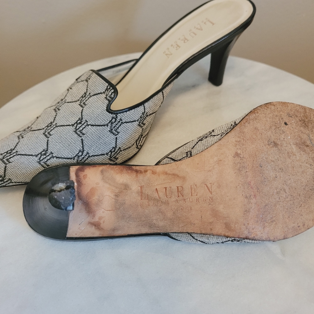 Lauren Ralph Lauren Monogram Heels - Picture 9 of 9